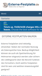 Mobile Screenshot of externe-festplatte.de